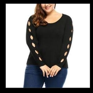 Society 212 sweater distressed on the arms